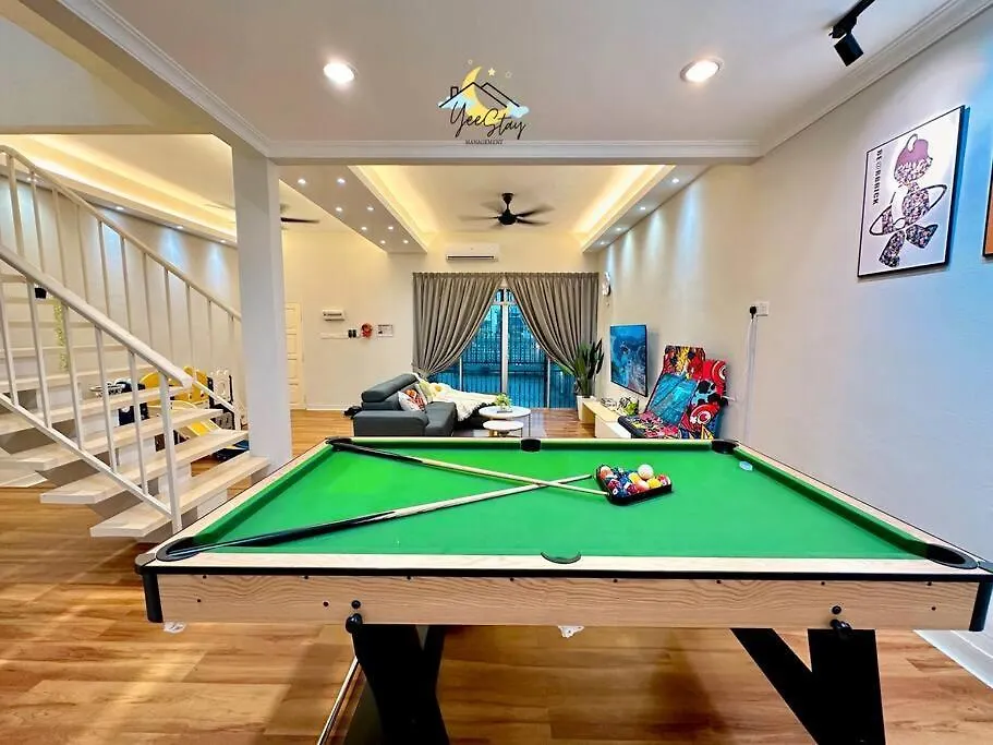 Kampung8 17Pax Snooker Arcade Villa Malacca Semesterbostad